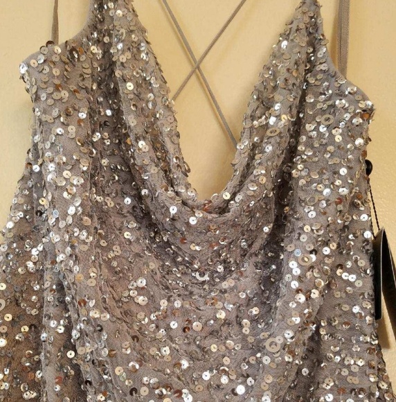NWT Sequin Cocktail Dress - Picture 5 of 8